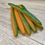 Louie’s Lures – The ‘Lou’ W/ Orange Laminate Stick Baits (Floating Soft Plastic Worms)